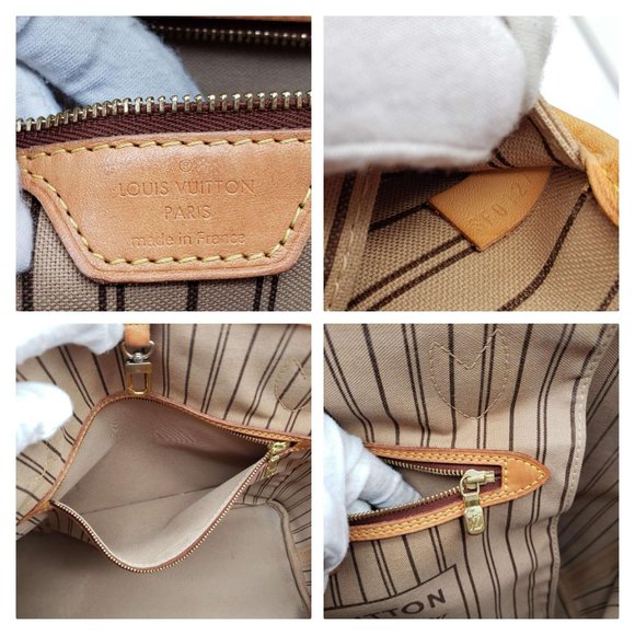 100% Authentic Louis Vuitton Neverfull MM Monogram Tote Bag - Picture 12 of 16